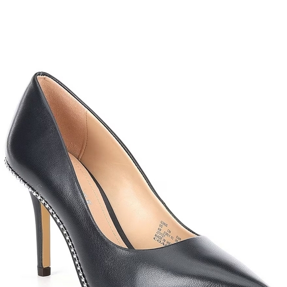 Coach Black High Heel Pumps with Studded Detail - Picture 3 of 3